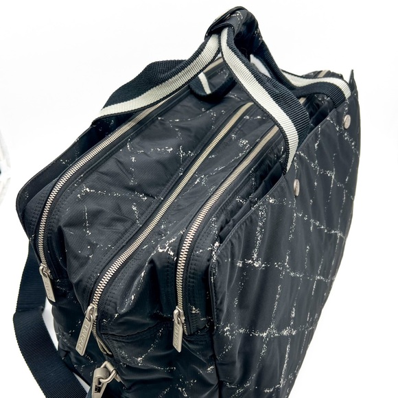 CHANEL Travel Line  Nylon Weekender Travel Bag Black - Picture 3 of 16